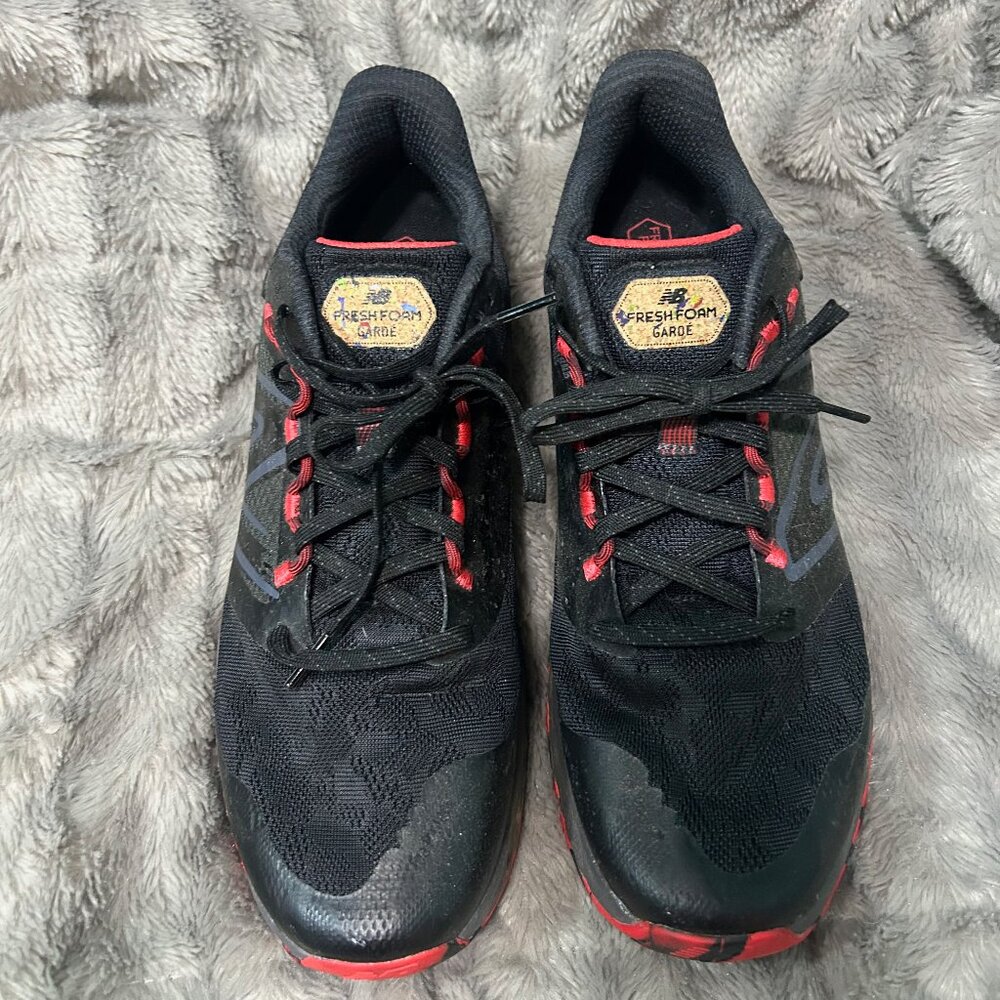 New Balance Black and Red Men's Athletic Sneakers